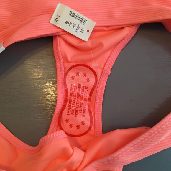 Aeropostale Low Rise High Leg Cheeky Swim Bikini Bottoms Womens XL Hot Pink - Picture 6 of 6
